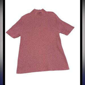 Beldoch Popper Women's Vintage Plum Turtleneck Sweater Size Medium